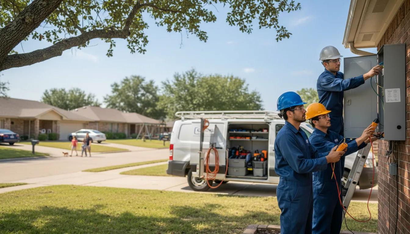 Certified electrician providing emergency electrical services in Bridgeville, PA